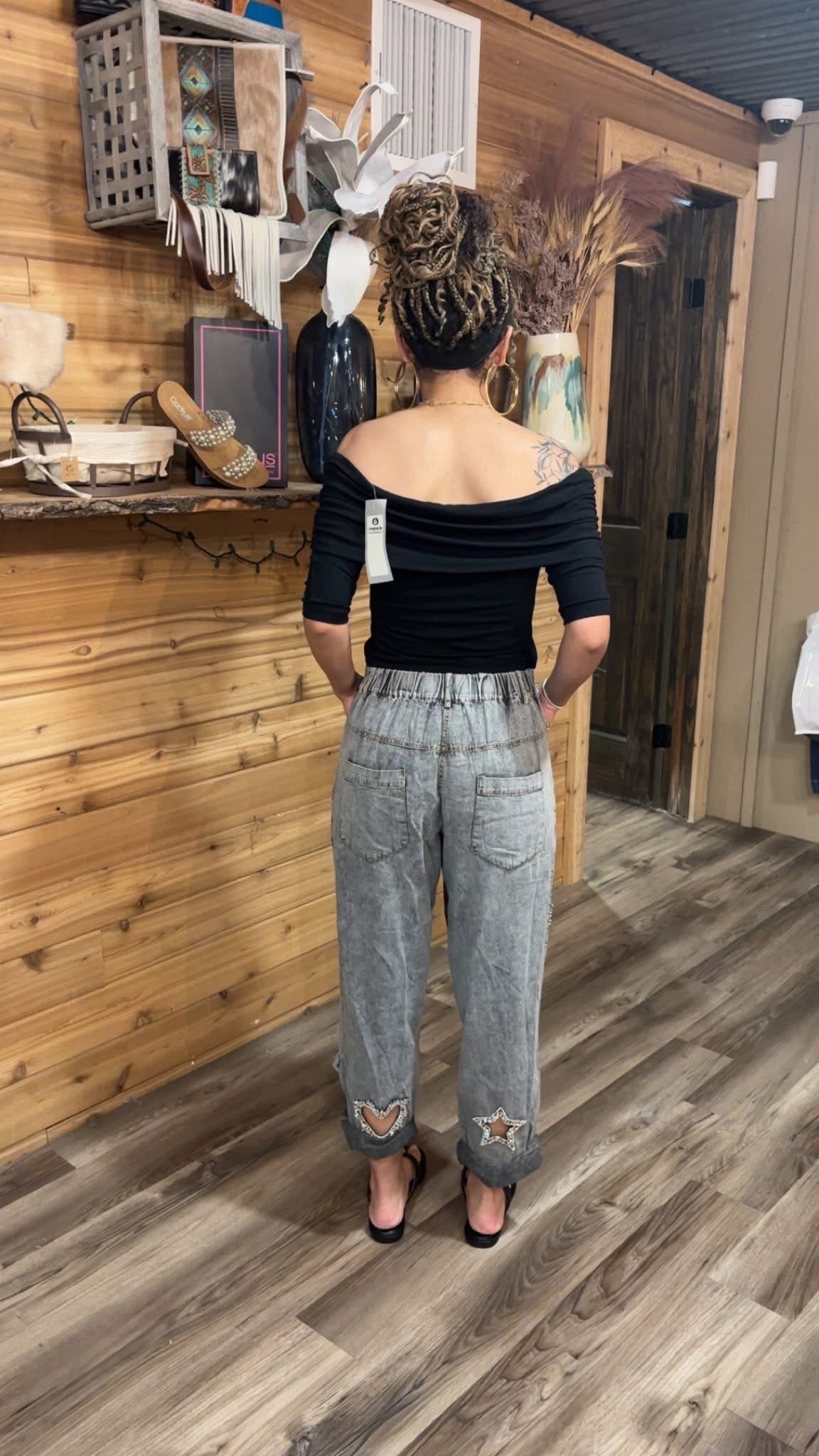 STARS & HEARTS BLING SPARKLE JEANS-A Rare Bird