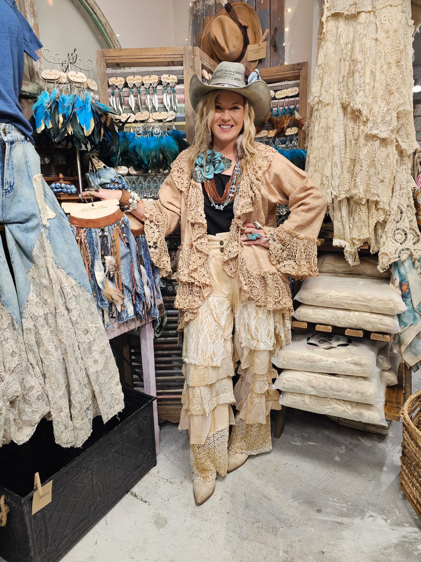 Burlap Wandering Livestock ONE SIZE