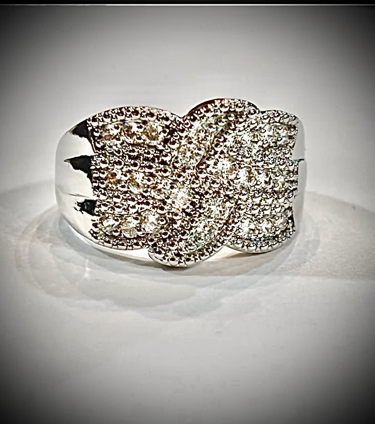 Faux Diamond Rings