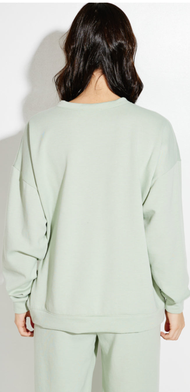 Lightning Glitter Print 2pc Lounge Set