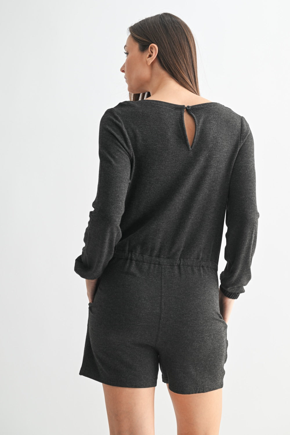 Monk b Buttersoft LONG SLEEVE LOUNGE ROMPER