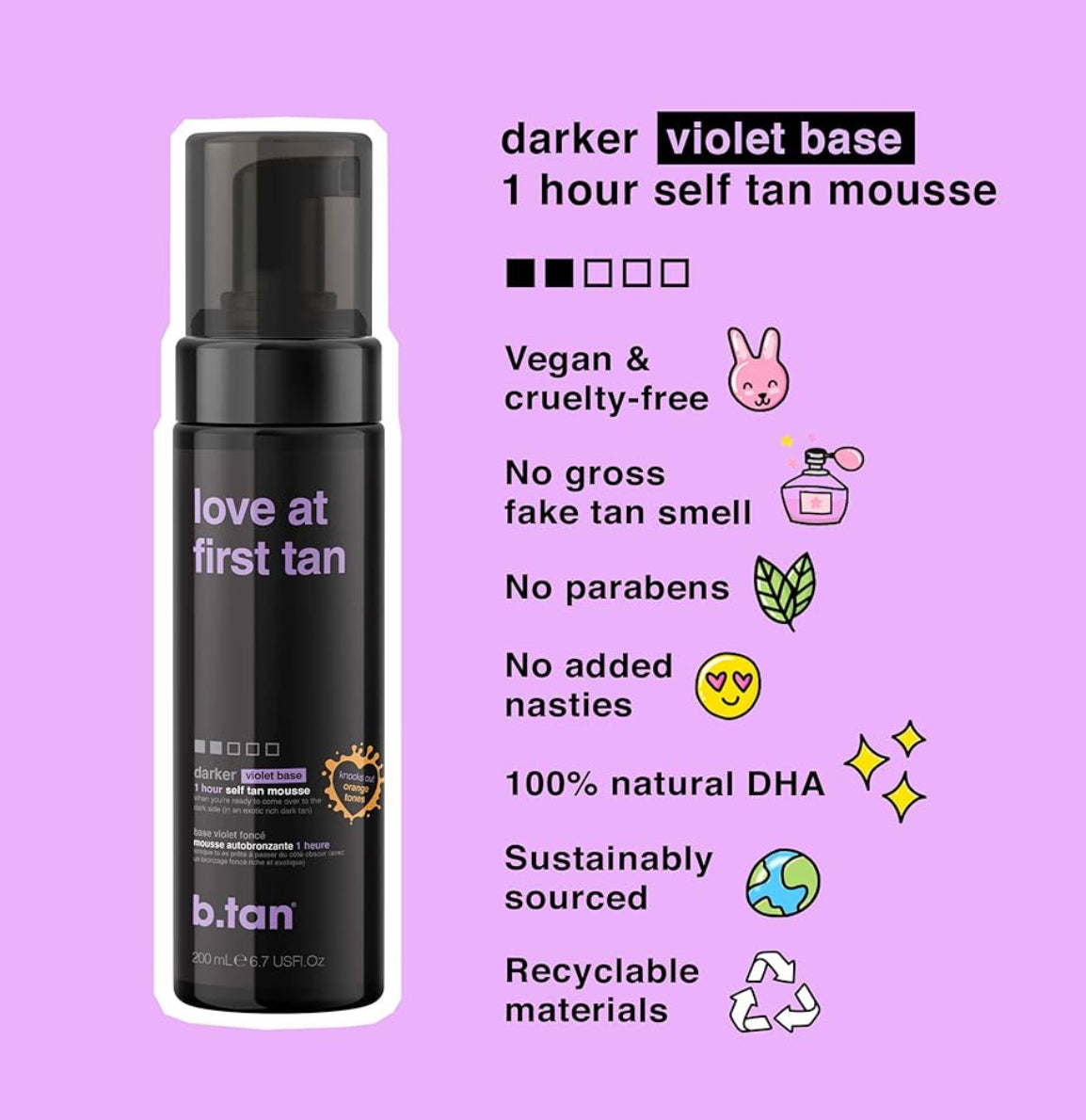 b.tan Sunless Tanning Lotion (multiple options)