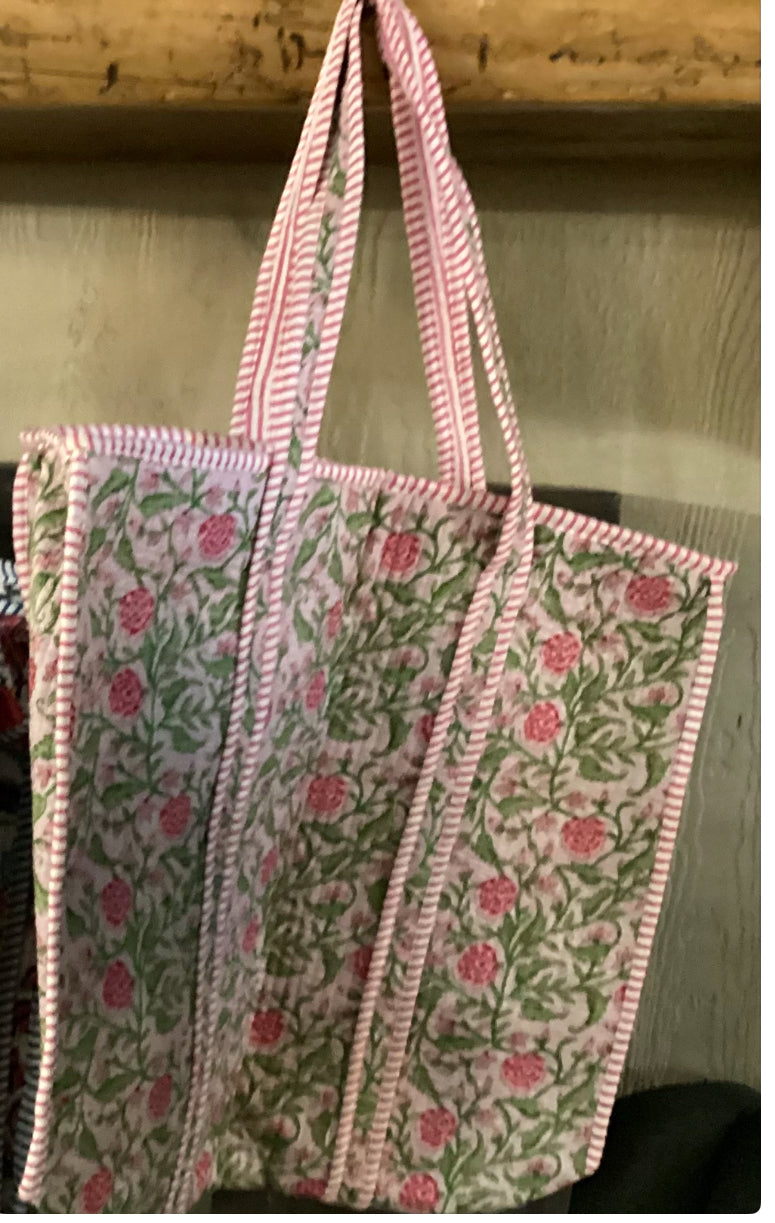 Heart of Grace or HEH Patch Regular Quilted Tote