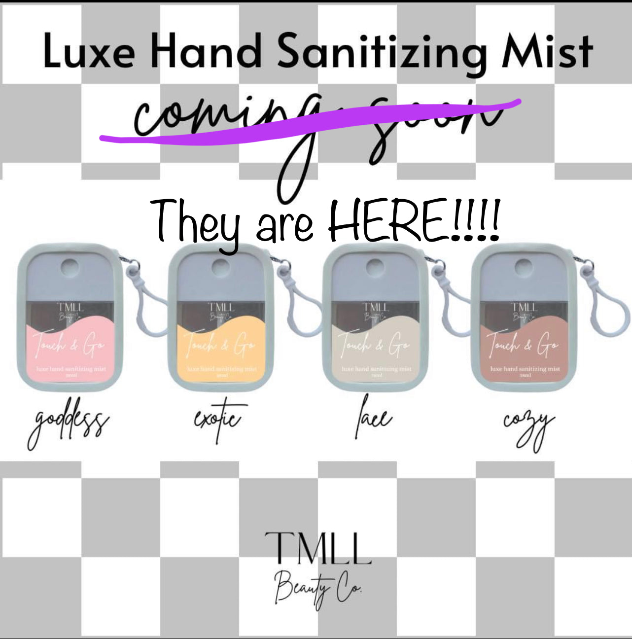 TMLL TOUCH & GO LUXE HAND SANITIZER MIST