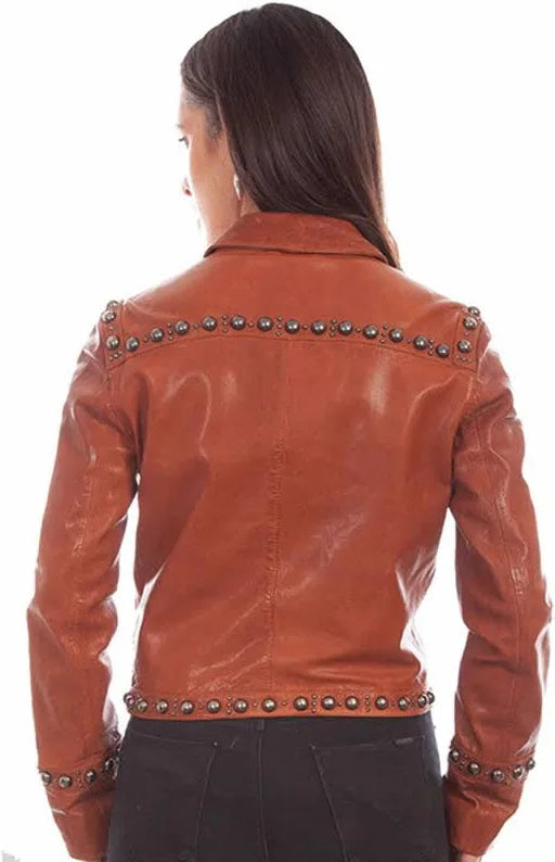 SCULLY Leather Studded Jacket