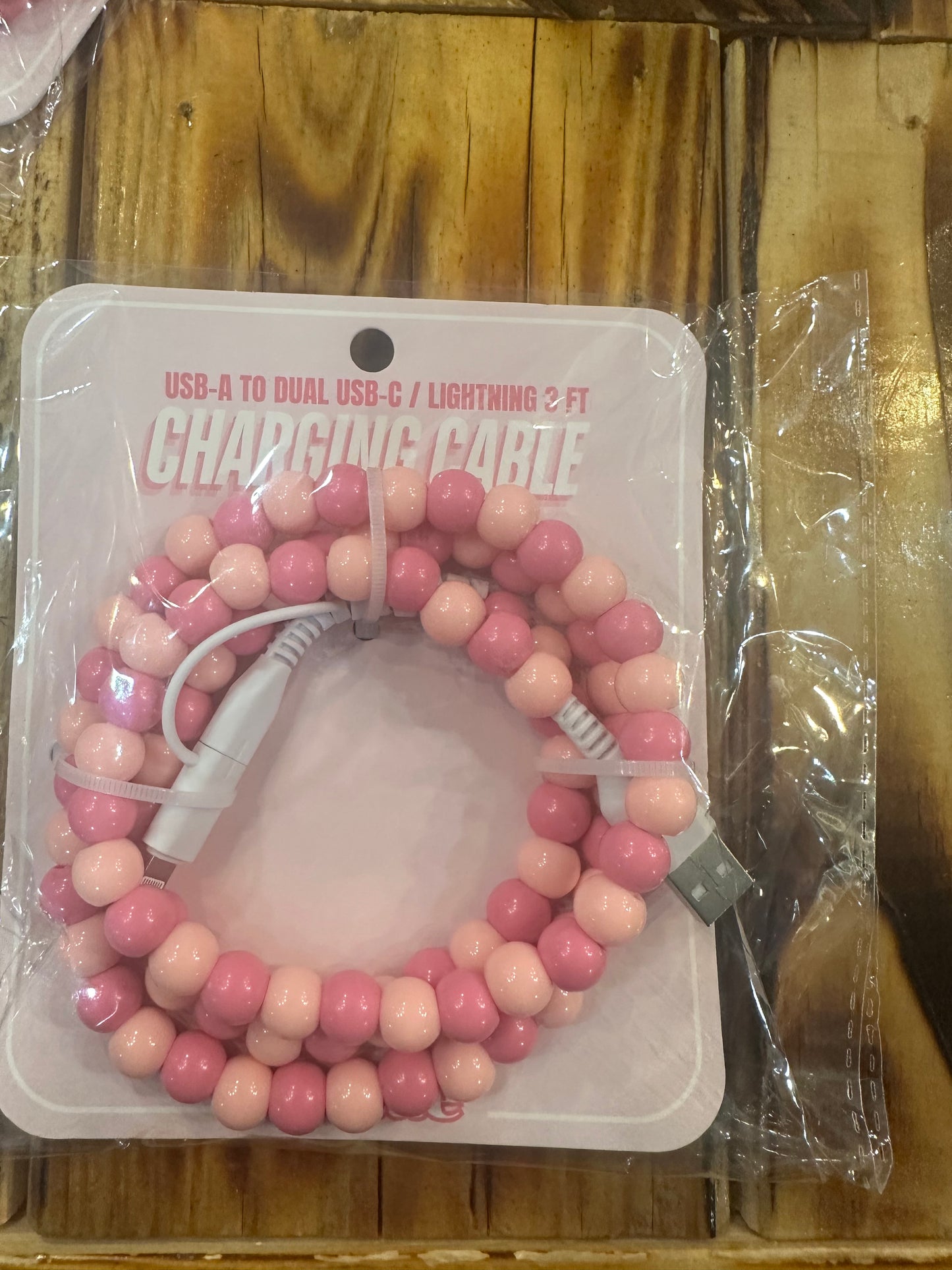 Beaded Phone Chargers