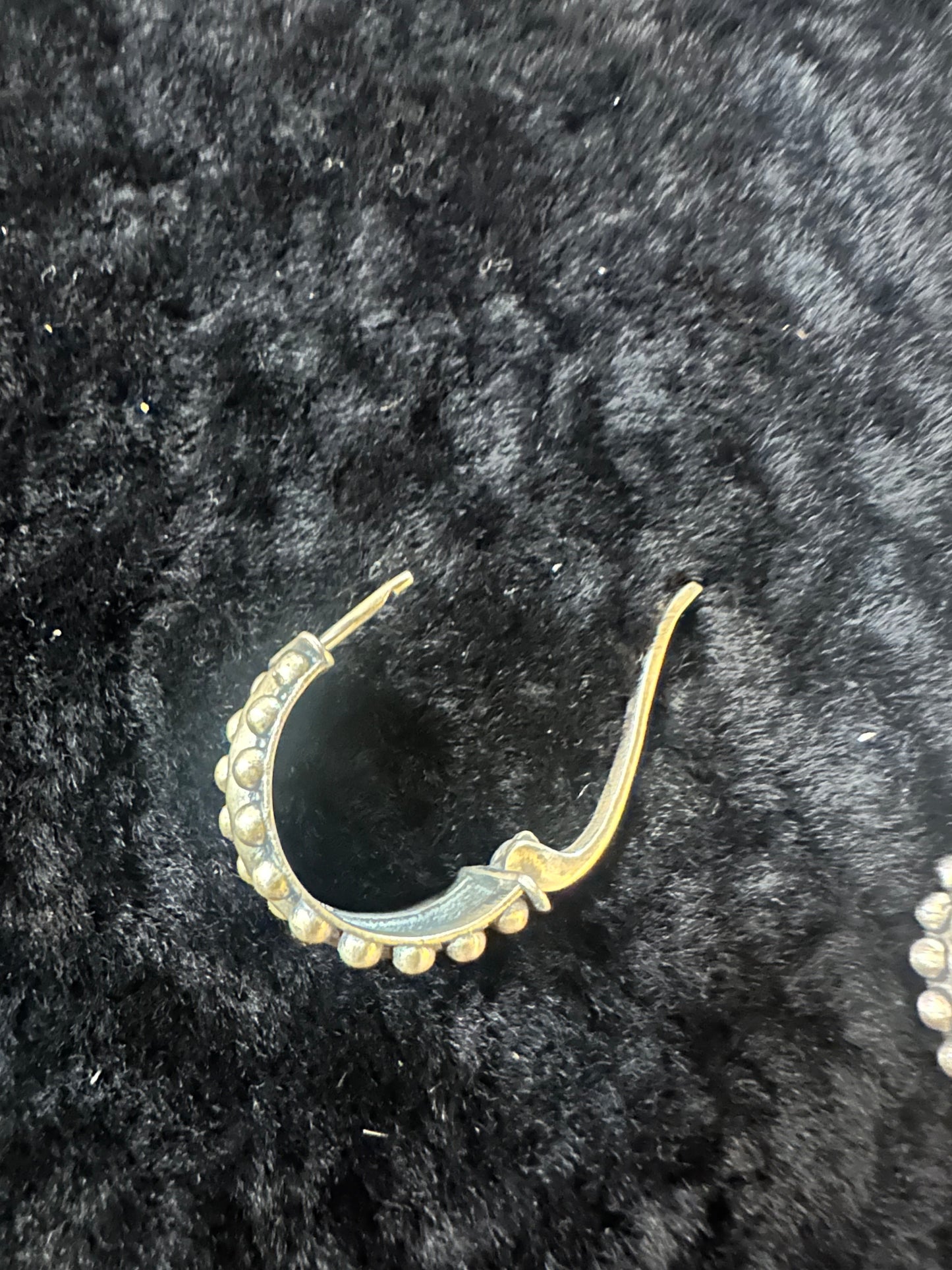 Sterling Silver Drop Clamp Backs Earrings