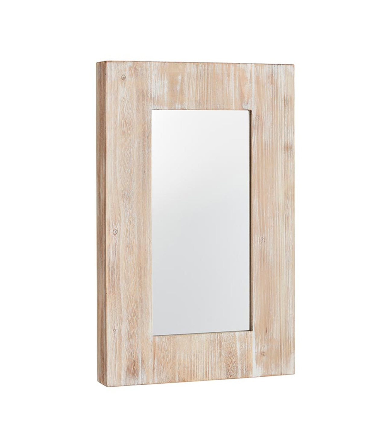 Wooden Rectangle Mirror