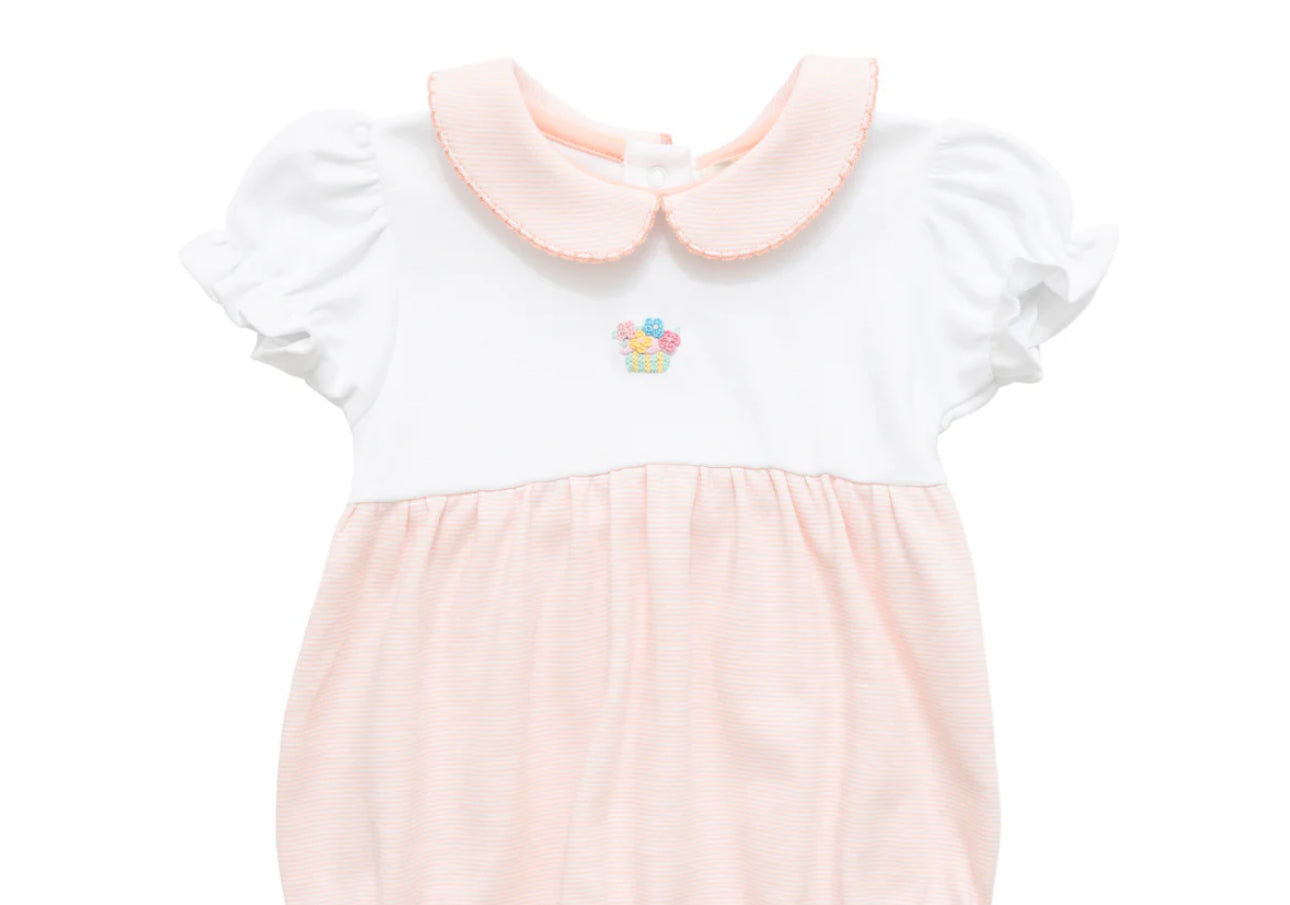 Baby Luigi Collared Flower Dress