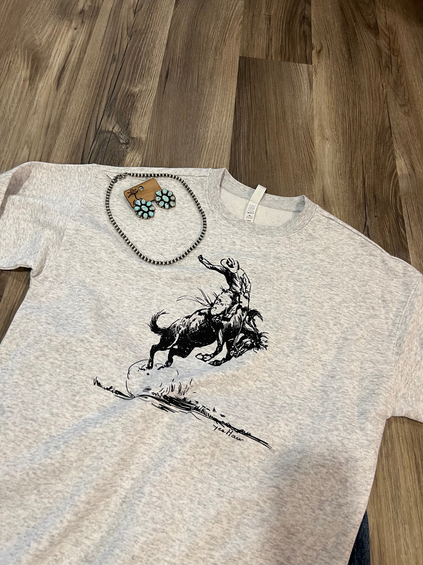 Yeehaw Cowboy Graphic Crewneck