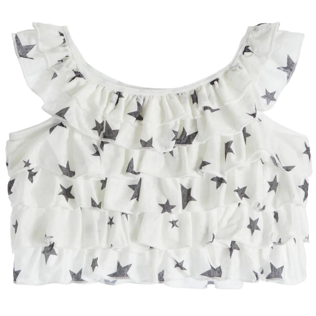 Hannah Banana Star Ruffle Blouse