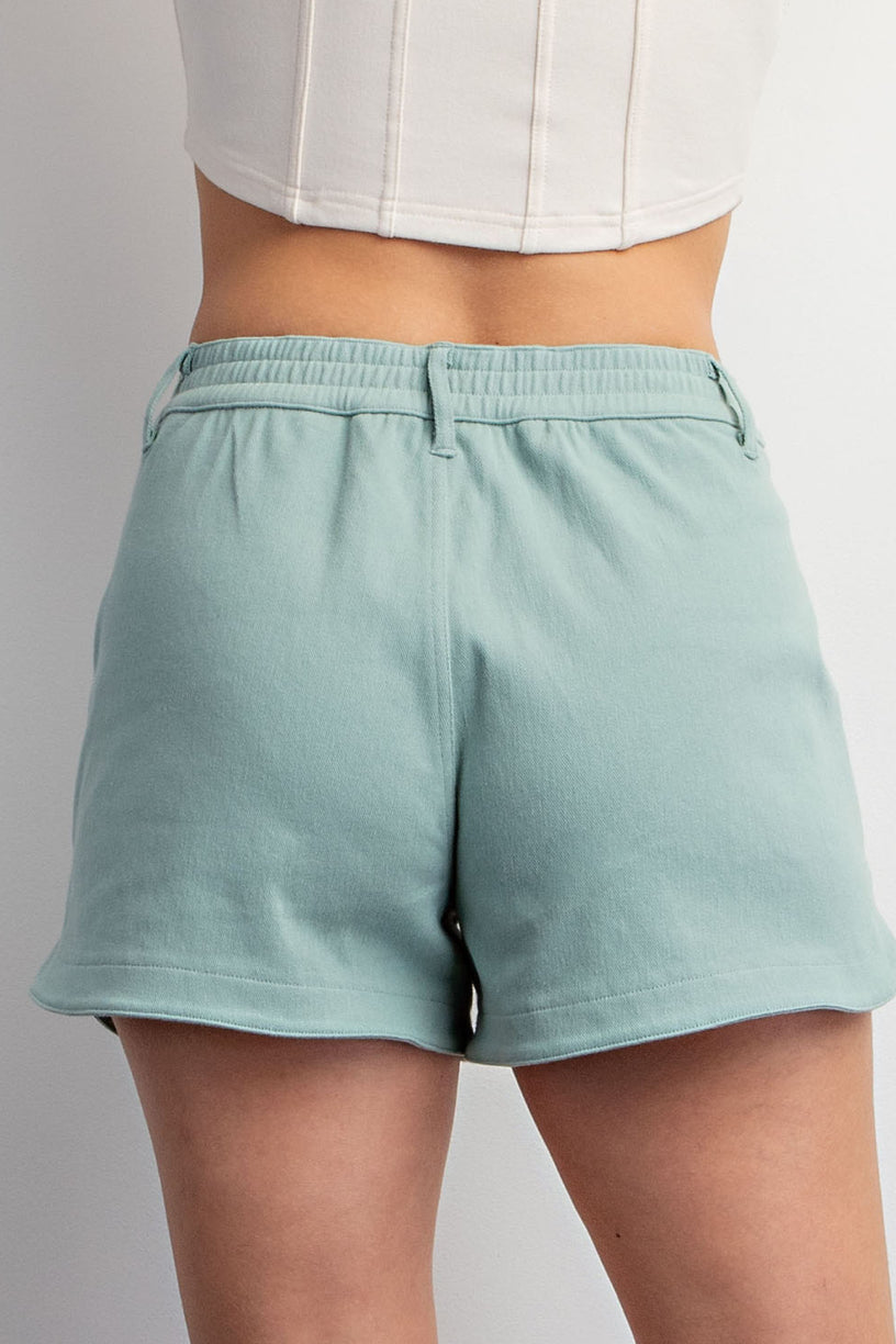 COTTON STRETCH TWILL SHORT PANT