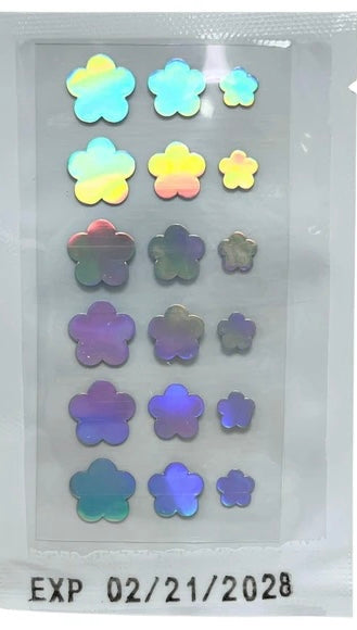 Celavi 36 Piece Hologram Flower Hydrocolloid Spot Treatment Patches