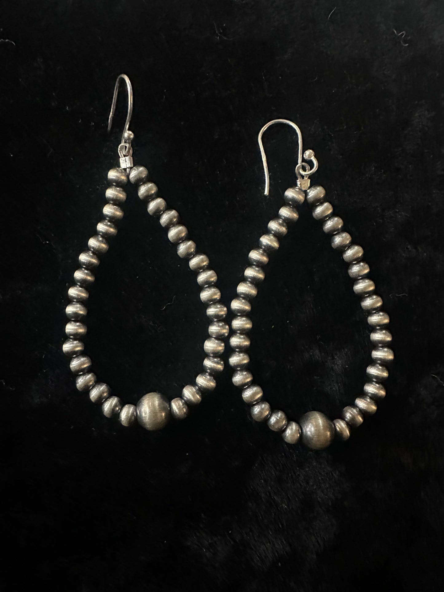 Sterling Silver Pearl Earrings Smooth Center Pearl 4mm