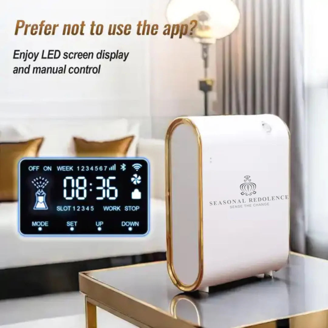 Seasonal Redolence Sense the Change Luxury Sleek Gold Home Diffuser