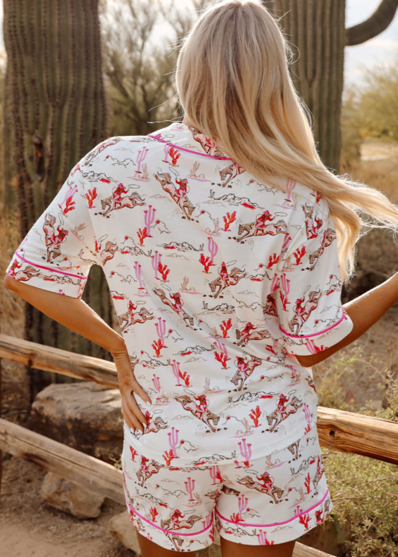 Bronc Rider Pajama Set