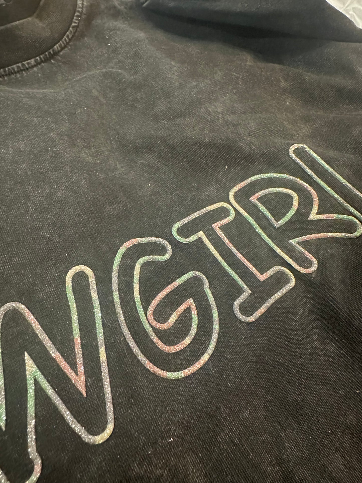 COWGIRL Embellished Mineral Washed Tee