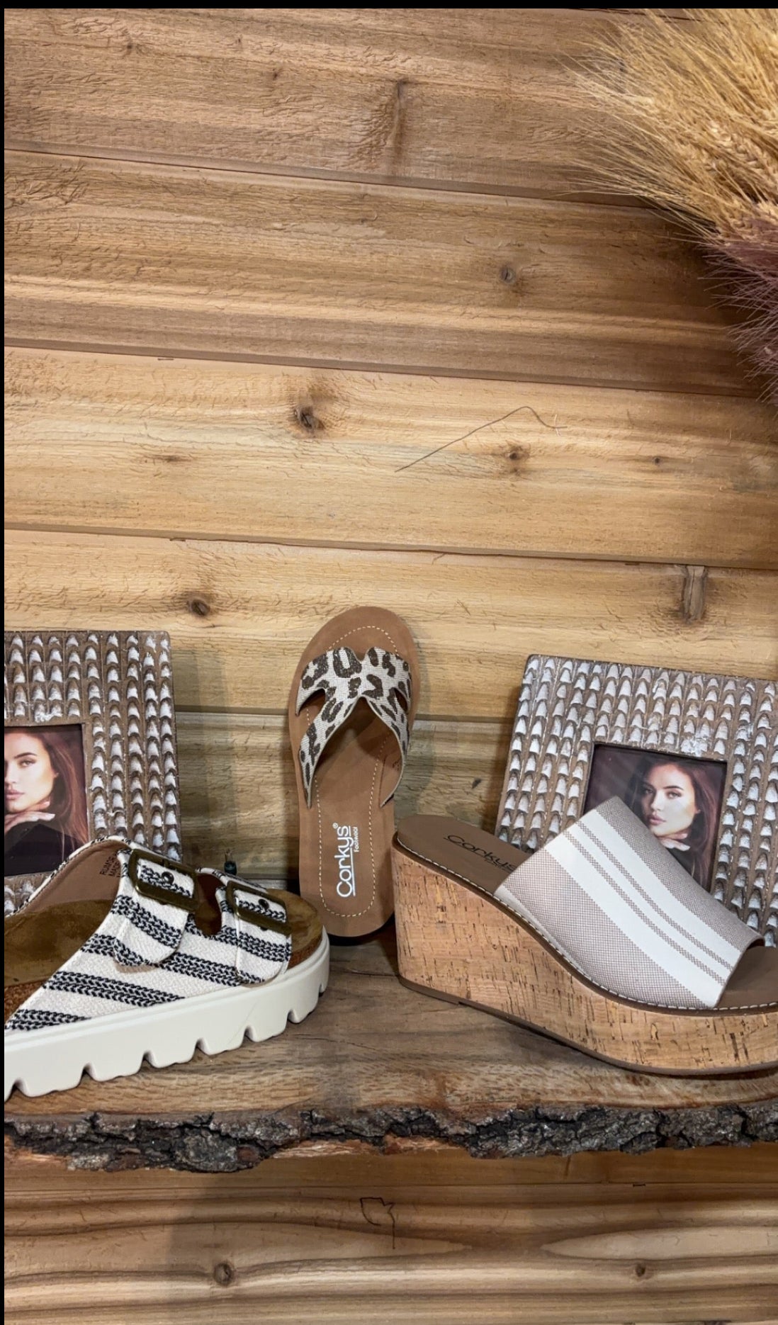 MUGSHOT-Tan Natural Stripe- Corkys