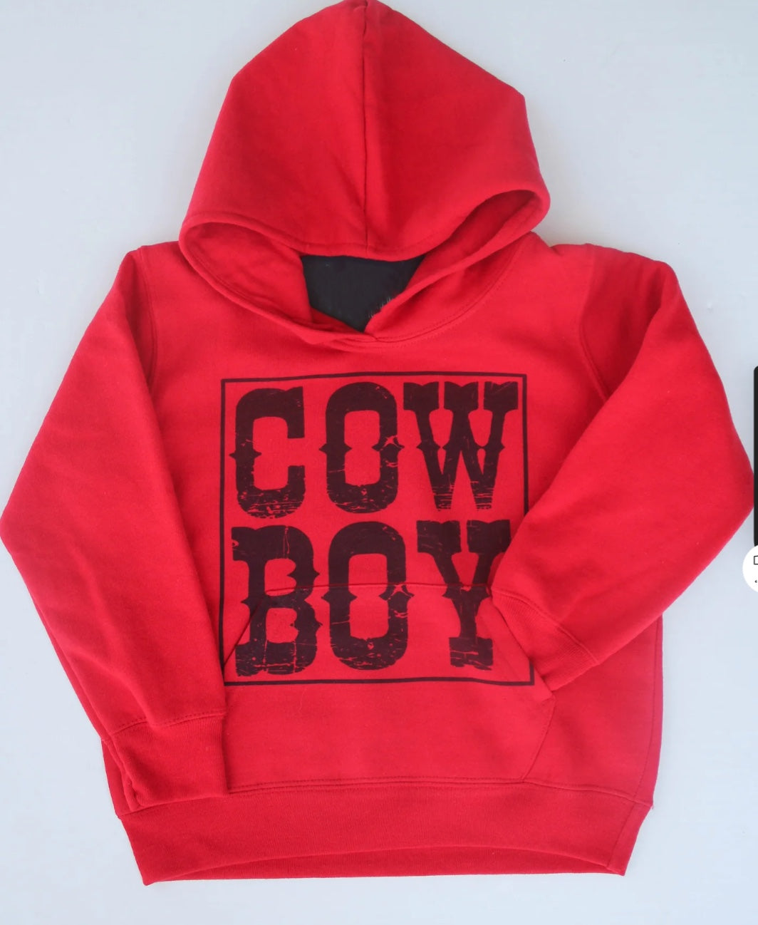 CowBoy - Toddler Hoodie - Red