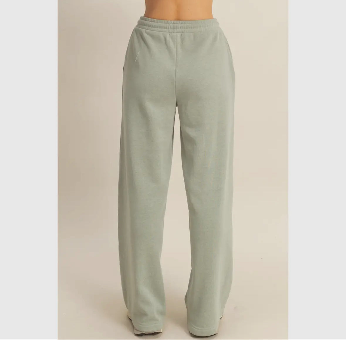 High-Waist Drawstring
Pintuck Pants