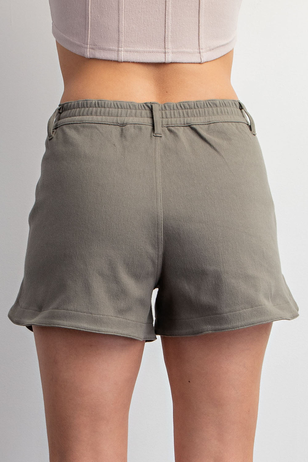 COTTON STRETCH TWILL SHORT PANT