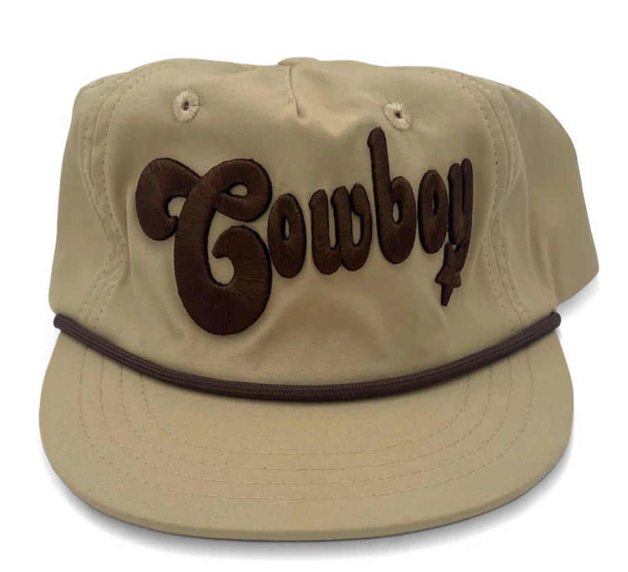 Cowboy - 3D Embroidered Infant/Toddler Snapback Cap / Hat