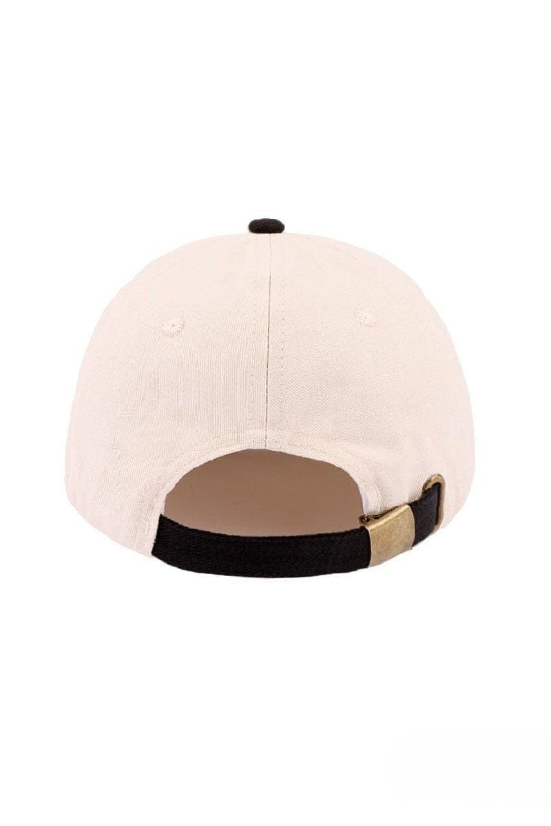 Raised Embroidered Two-Tone Baseball Cap