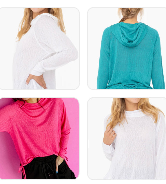 Mono B Modal Blend Hooded Long Sleeve