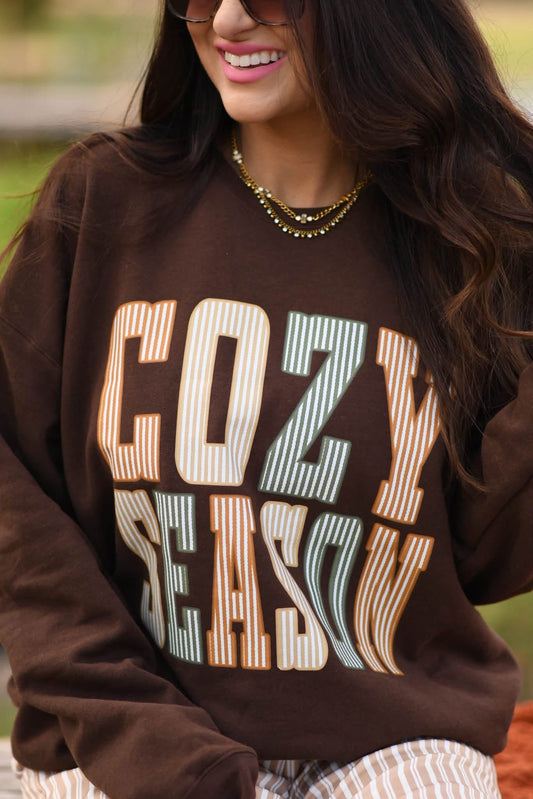 🍁🍂COZY SEASON STRIPES SWEATSHIRTS🍂🍁