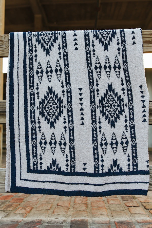 Lucky and Blessed COZY BLANKET PRINTED BLANKET (50IN X 60IN
