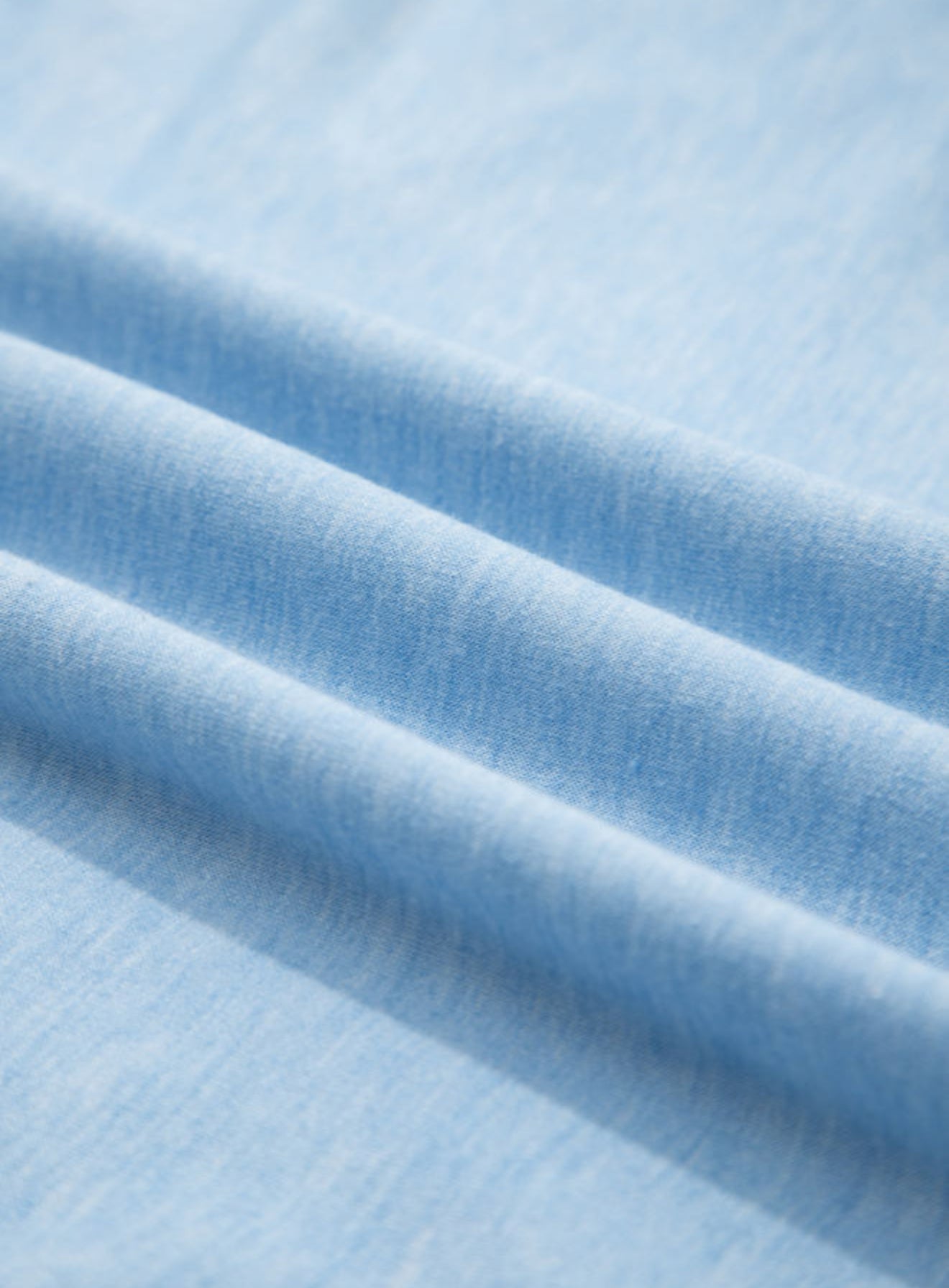 Myosotis Notched Neck Raw Hem Lightweight Long Sleeve