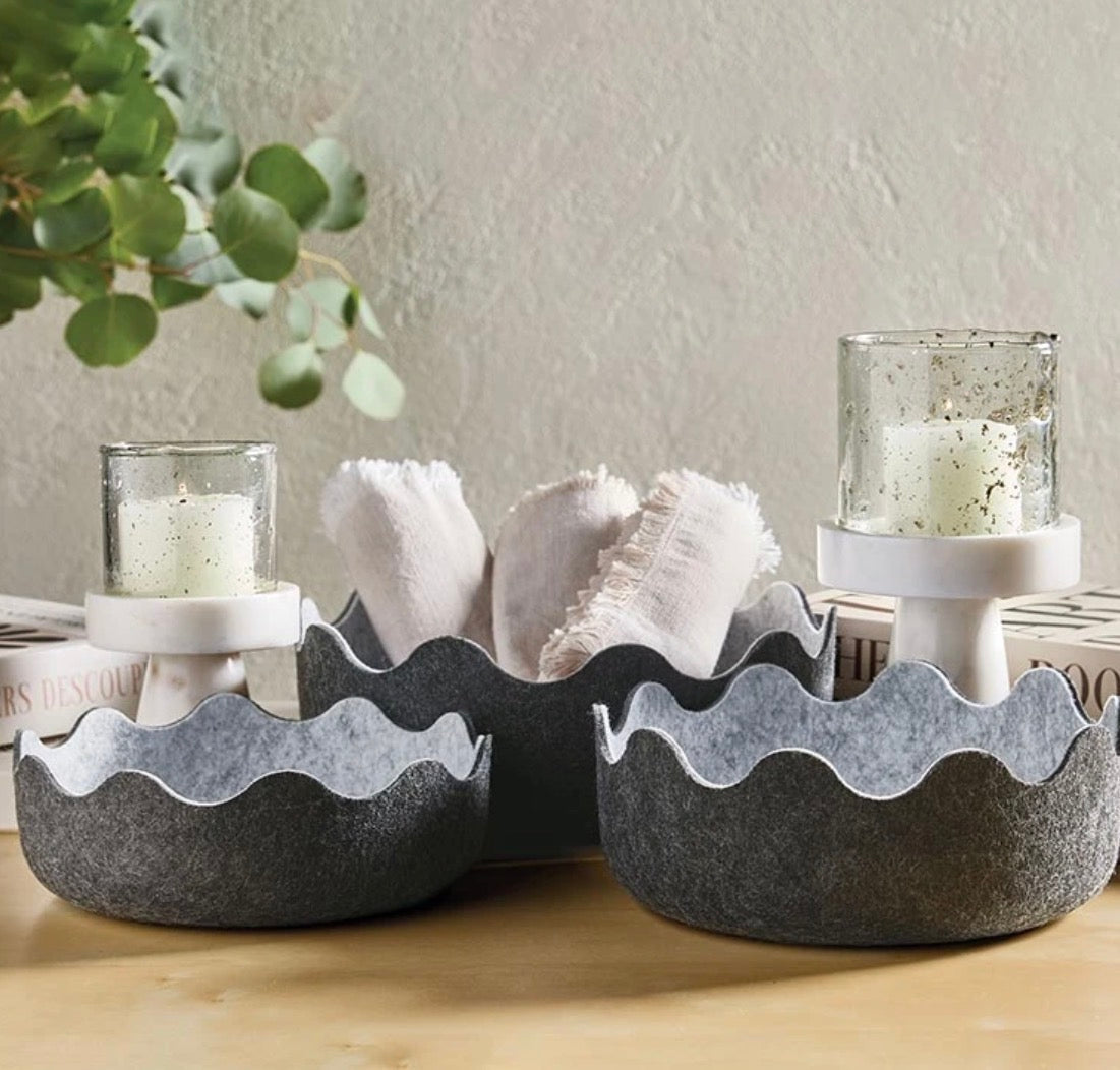 Luna Hurricane Container/Candle Holder - Large or Small