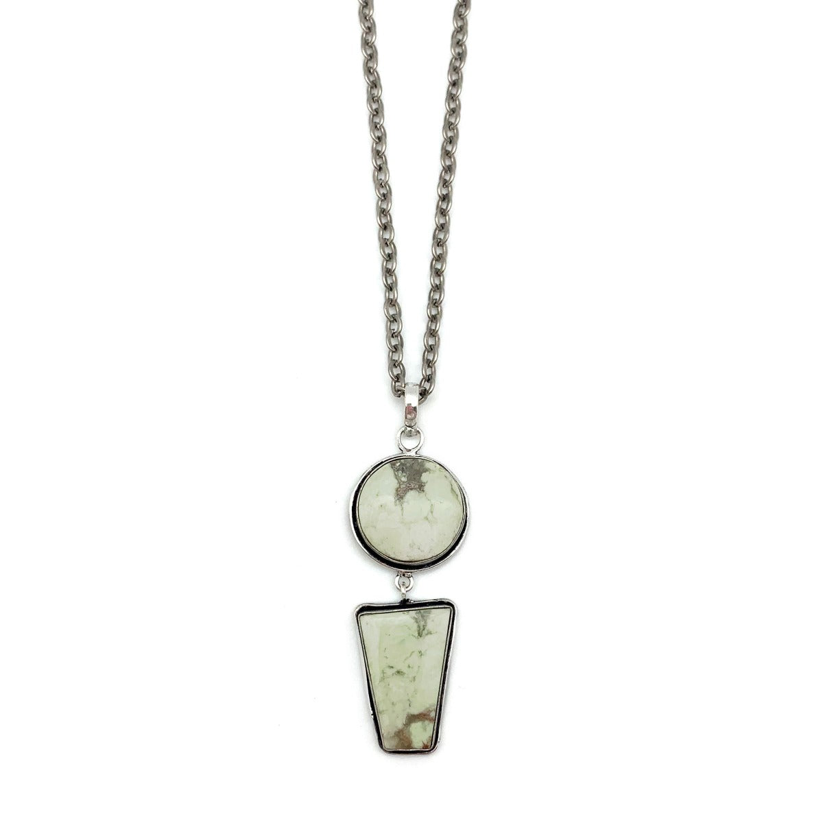 Kasha Semiprecious Stone Necklace – Lemon Chrysoprase