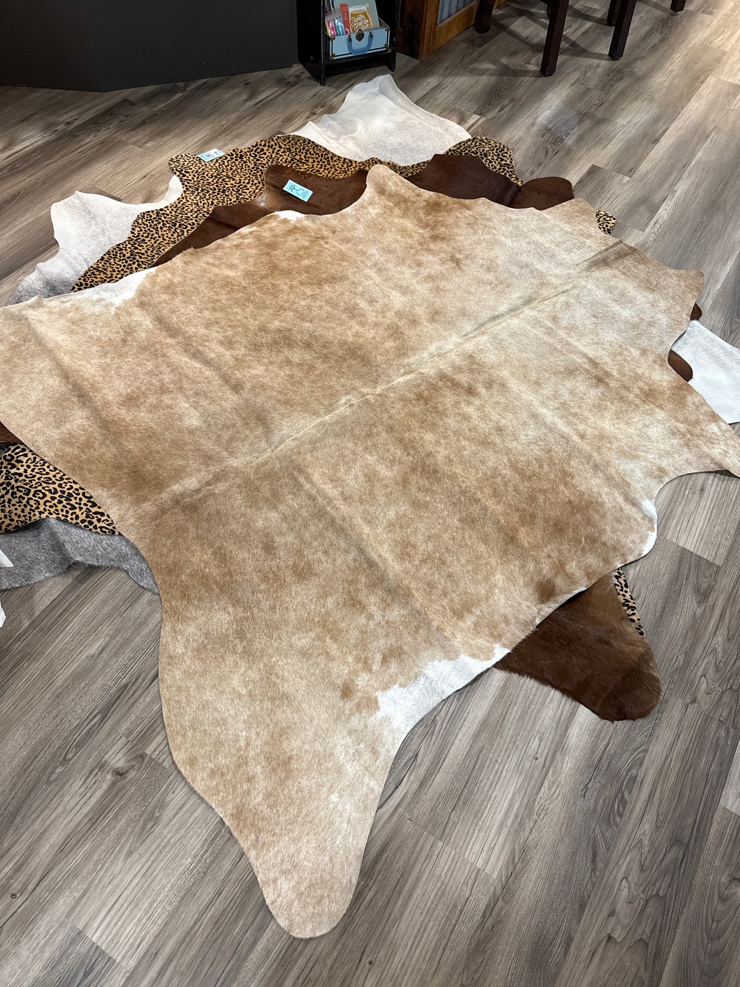 Genuine Cowhide Tan