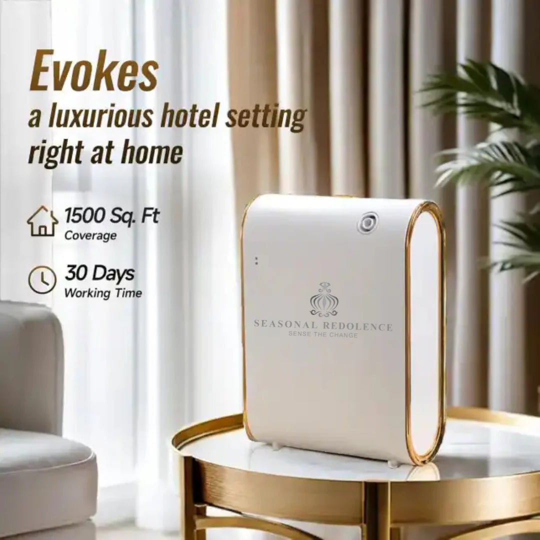Seasonal Redolence Sense the Change Luxury Sleek Gold Home Diffuser