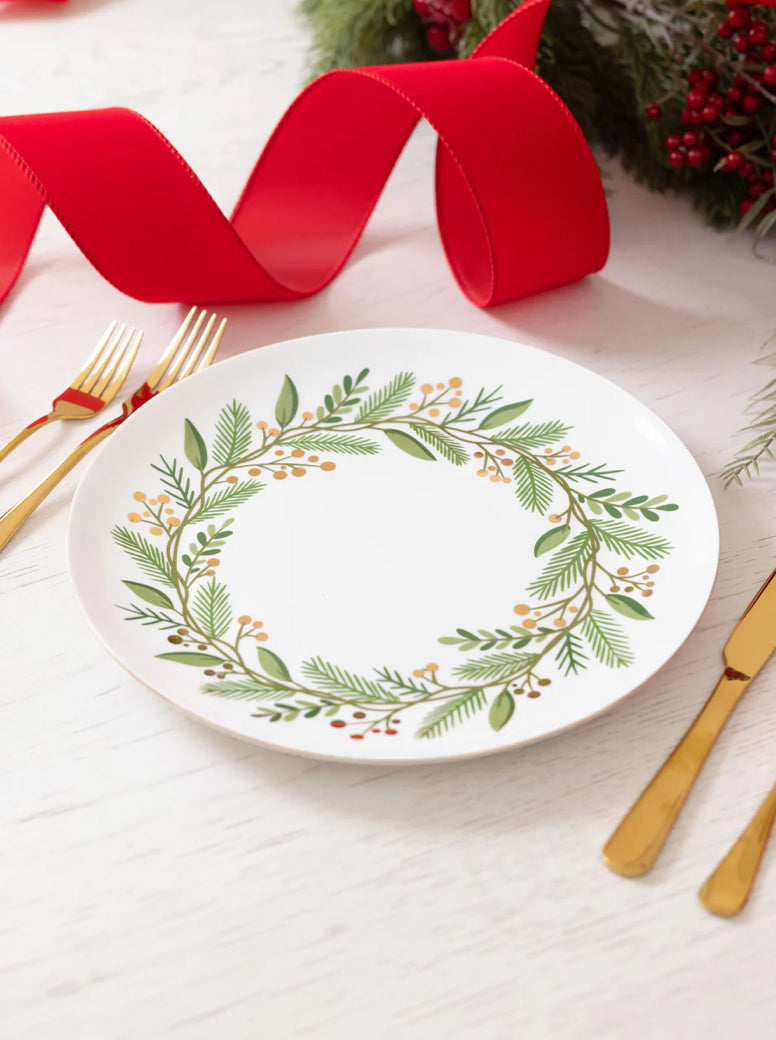 Mary Square Dinner Plate Wreath Set of 6