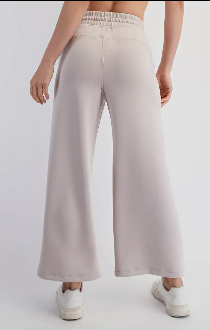 Rae Mode Modal Poly Cropped Wide Pant