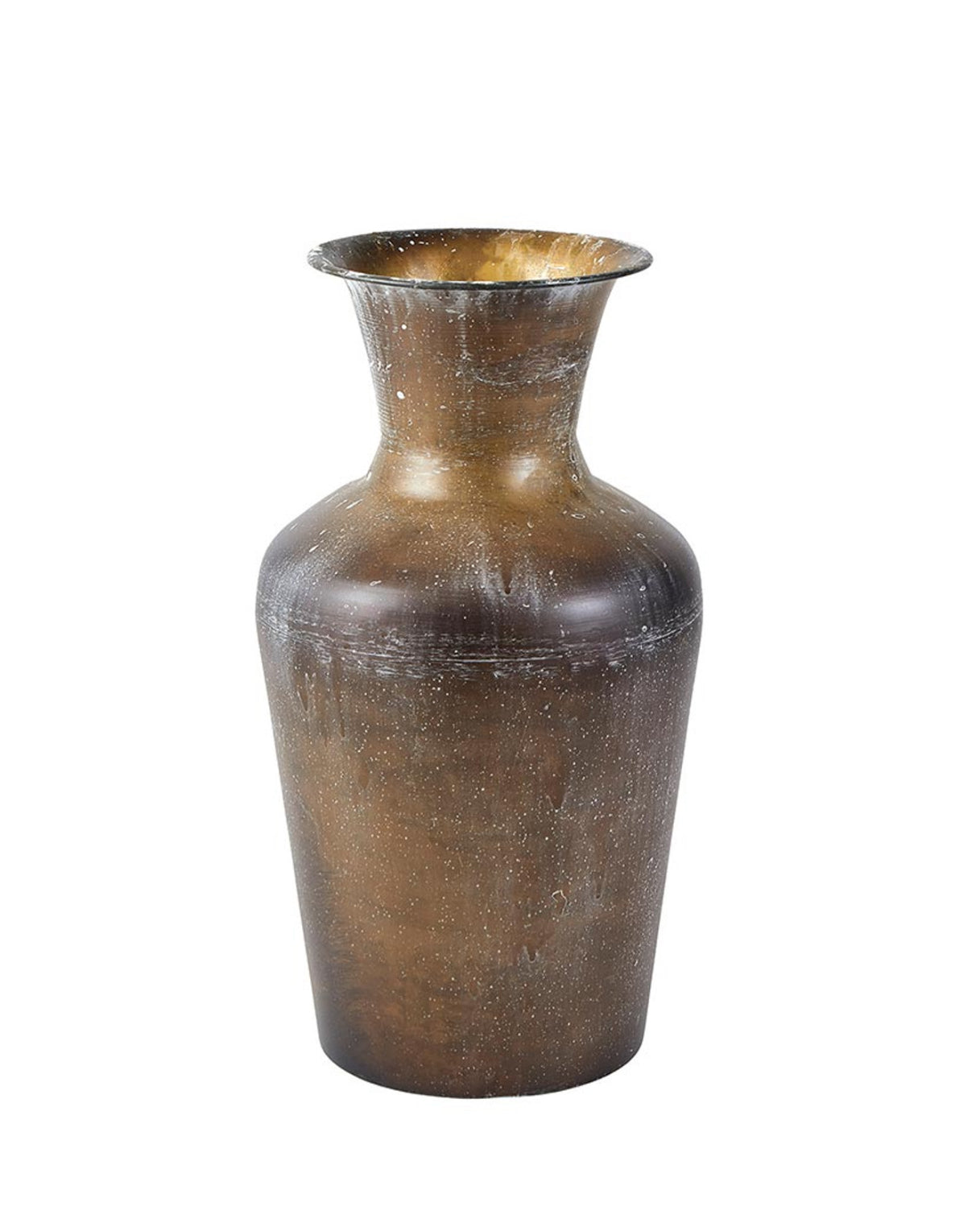 Brown Metal Hydria Vase