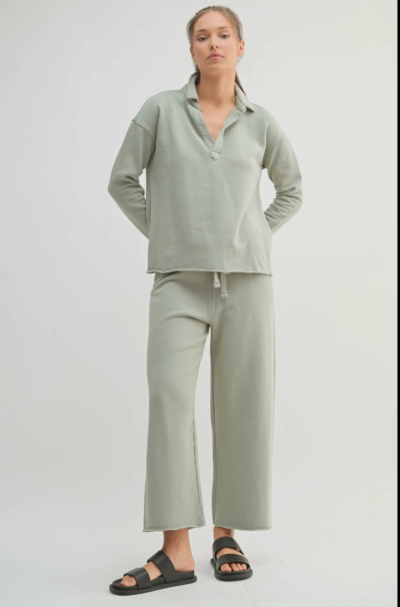 MALIBU WIDE-LEG FLEECE