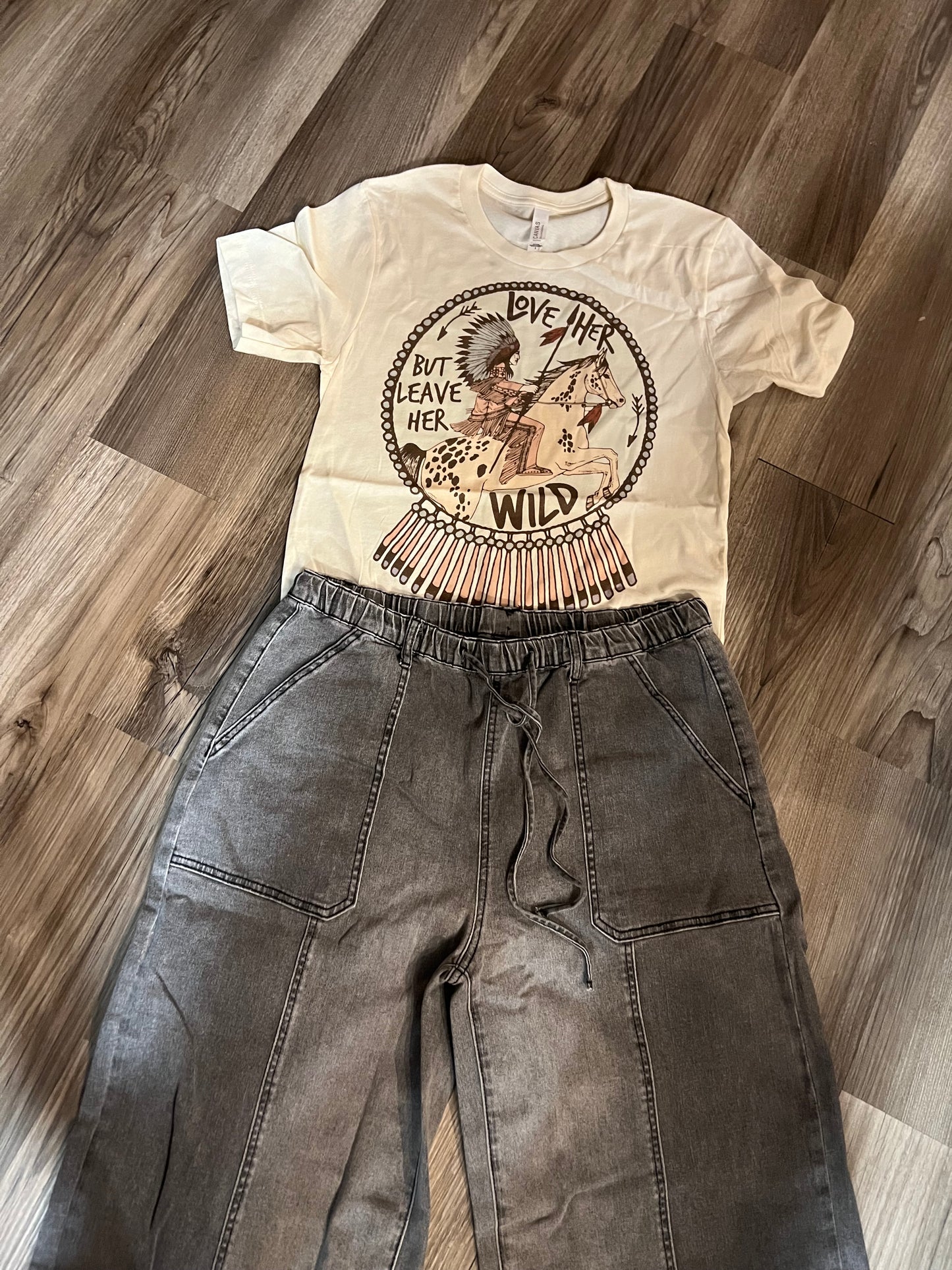 Love Her But Leave Her Wild Graphic Tee