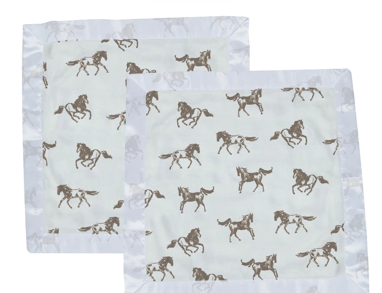 Galloping Horses Baby Blankie