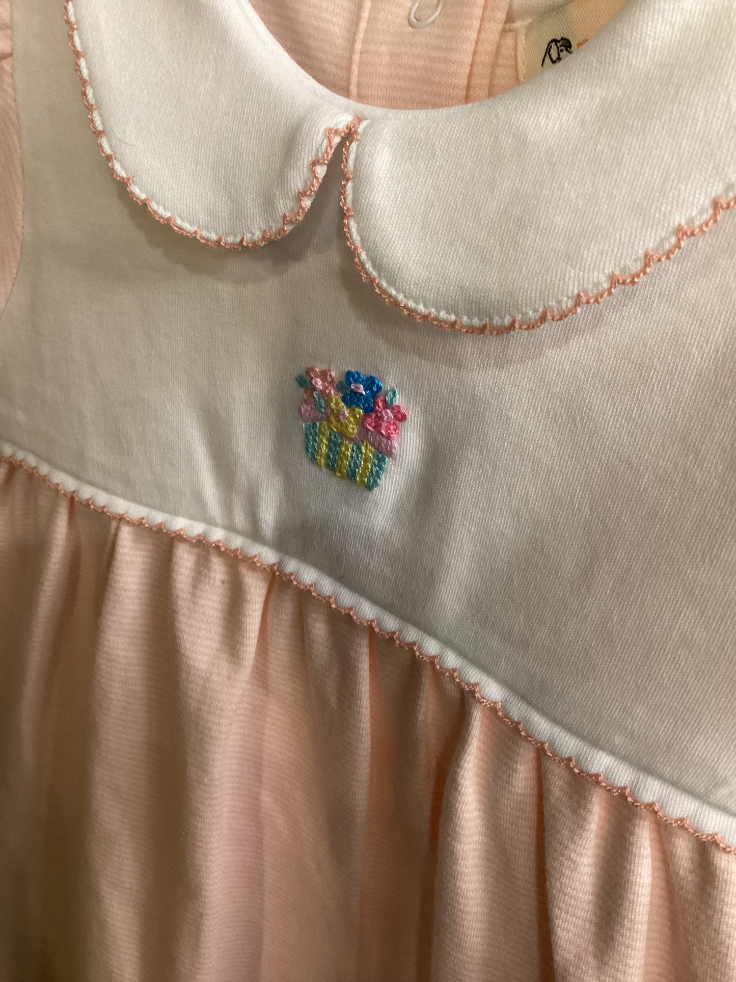 Baby Luigi Collared Flower Dress