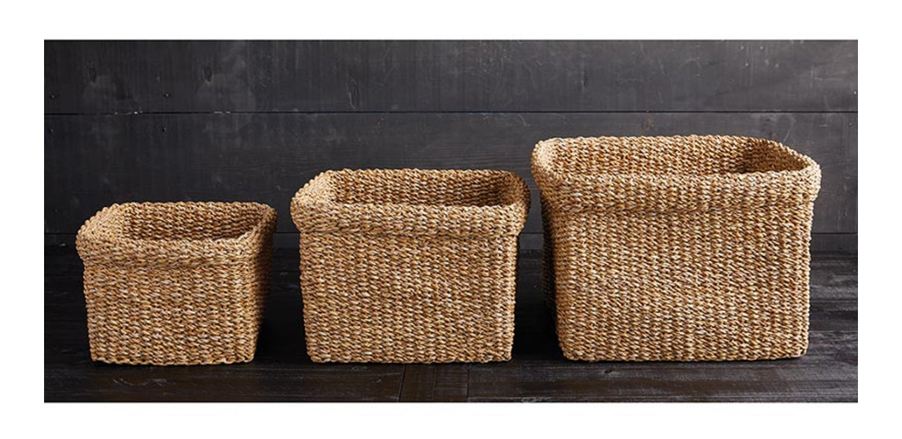 Seagrass Square Baskets