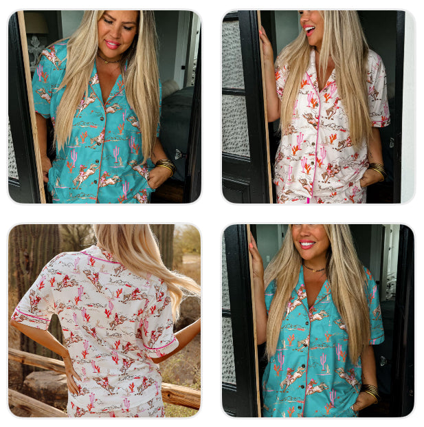 Bronc Rider Pajama Set