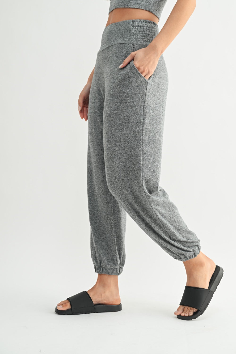 Mono b Brushed Hacci Lounge Jogger