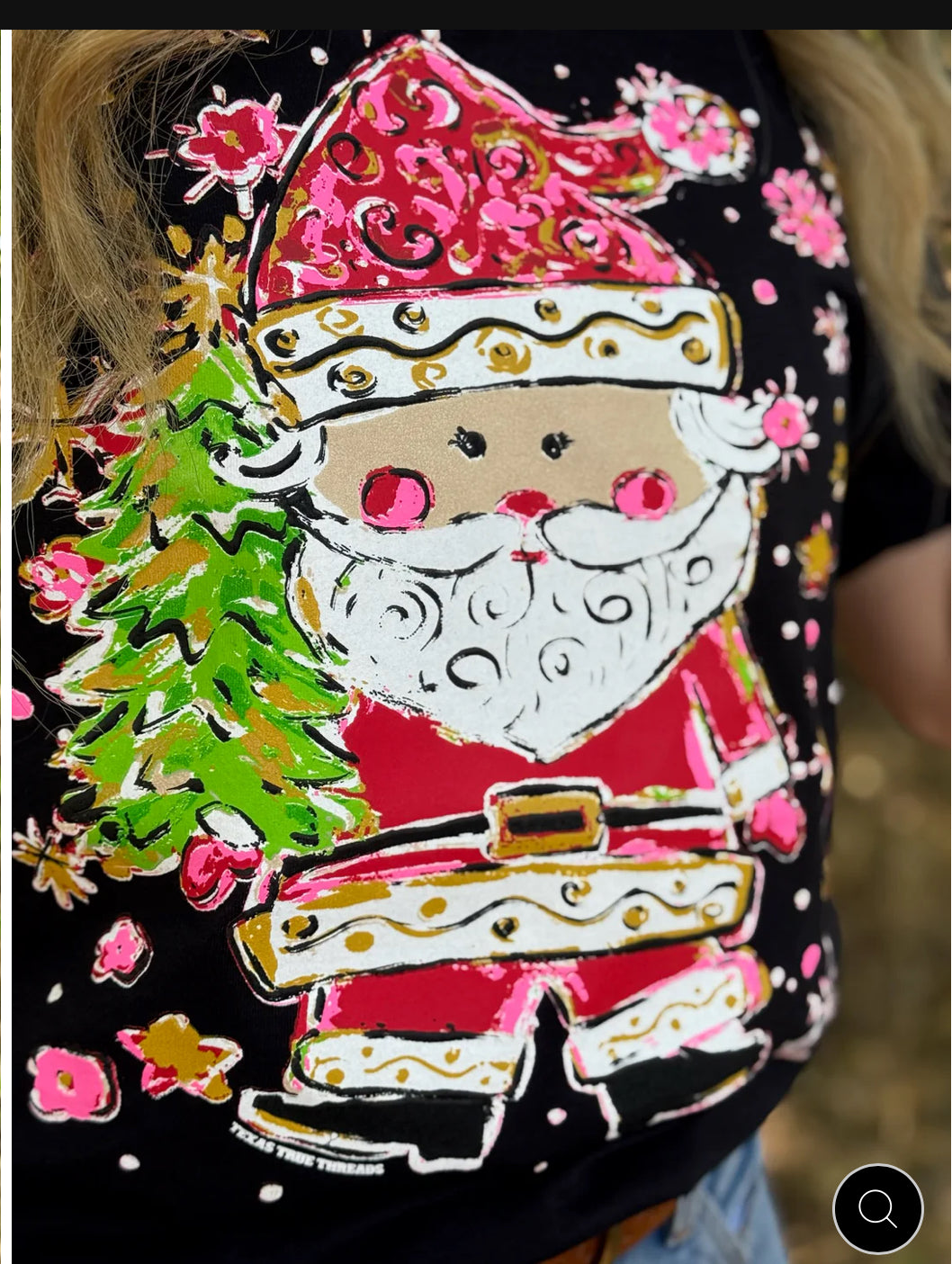 Callie Ann Stelter Santa Claus Long Sleeve Tee