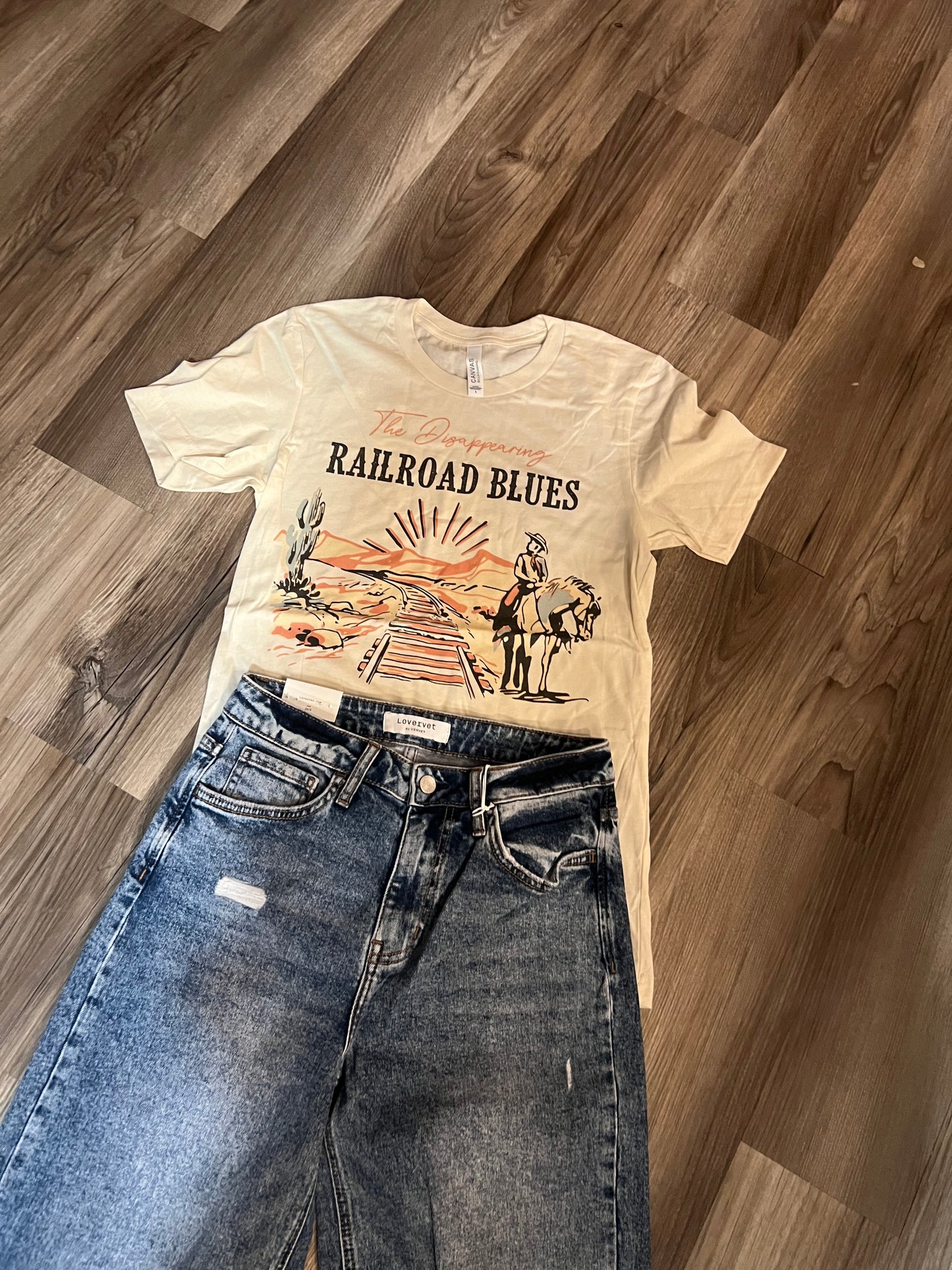 The Disappearing Rail Road Blues Tee