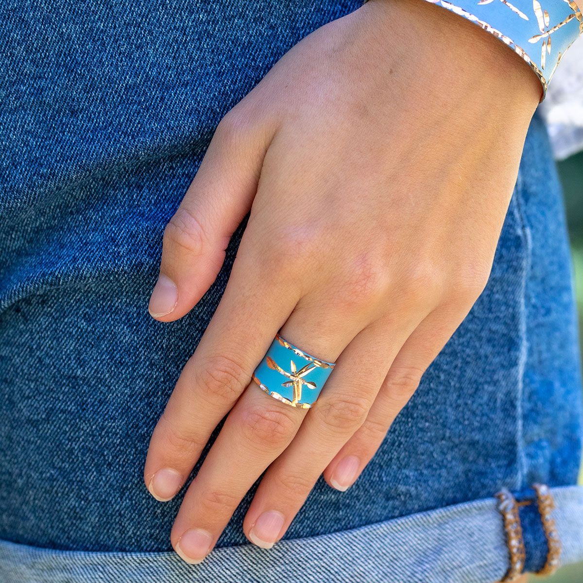 Anju - Patina Copper Ring