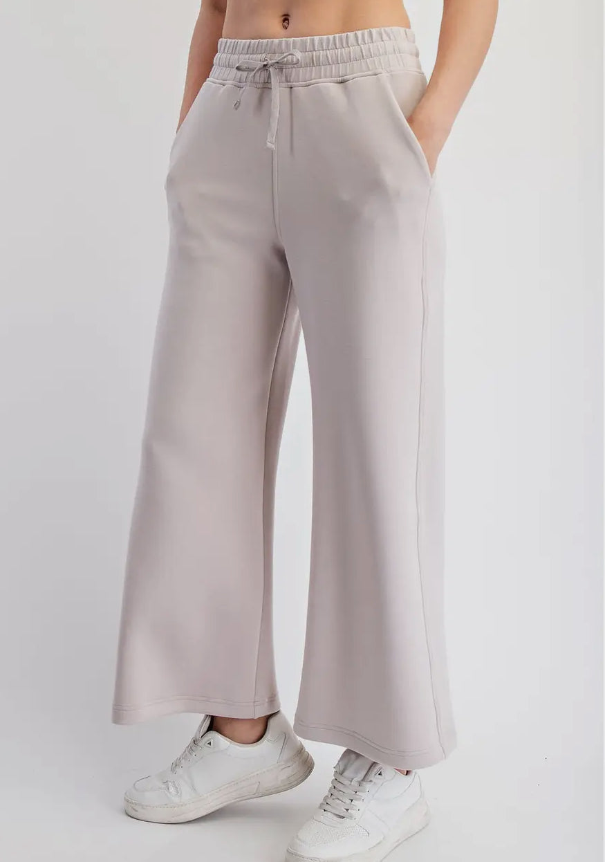 Rae Mode Modal Poly Cropped Wide Pant