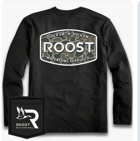 Toddler/Youth Roost “Camo Logo” Long-Sleeve